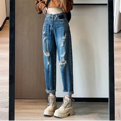 BAGGY ĐẬM RÁCH 3006