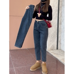 QUẦN 9 TẤC XANH ĐẬM PHOM BAGGY 0078