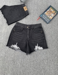 QUẦN SHORT XÁM RÁCH 0072