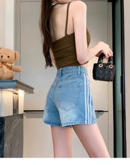QUẦN SHORT DÂY VIỀN NHẠT 0104