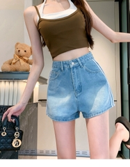 QUẦN SHORT DÂY VIỀN NHẠT 0104