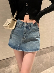 QUẦN VÁY COTTON NHẠT ĐÁY CONG 0123