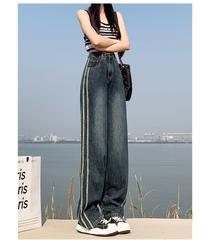 SUÔNG ỐNG RỘNG 3 SỌC ĐẬM 0130