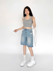 SHORT NGỐ XANH NHẠT RÁCH 0141