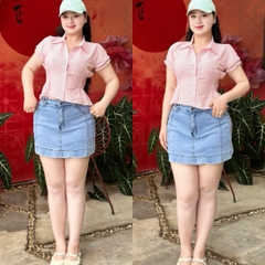 Quần Váy X.Nhạt Trơn Khoen 4395