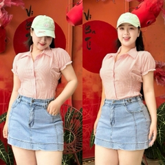 Quần Váy X.Nhạt Trơn Khoen 4395