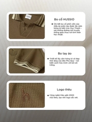 HUSSIO® Áo POLO  Sợi Sóng PHUQUY