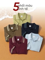 HUSSIO® Áo POLO  Sợi Sóng PHUQUY