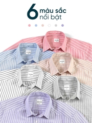 HUSSIO® Áo sơ mi ANCHOR STRIPES