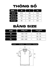 Áo polo nam ARISTO vải Cotton Single phối sọc ngang co dãn tốt, tôn dáng, che khuyết điểm