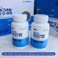 Viên uống bổ sung canxi , vitamin C và kẽm xương hãng dược kolon pharm