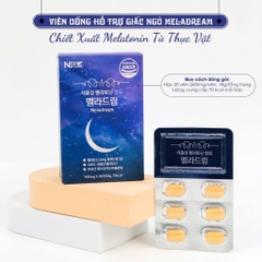 Viên uống  hỗ trợ điều trị mất ngủ  melation 30v