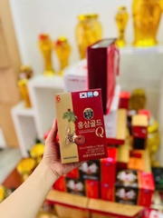Nước hồng sâm Q gold, nấm linh chi , lộc nhung hươu 30gói 50ml