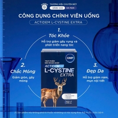 Viên uống Actidem L Cystine Extra 10/30 viên