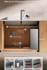 Máy lọc nước Xiaomi 2000G MR1212R – Lọc RO và nước nóng 100°C