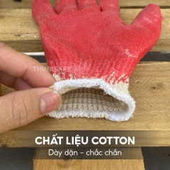 Găng tay bảo hộ lao động phủ cao su găng cotton chống trơn, nóng, hóa chất, hoàn thiện cao - Trang bị toàn diện