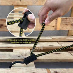 Dây ràng đồ xe máy Daravin Dài 2m, 3m, 4m Dây thun ràng tăng chỉnh, dây chằng hàng móc nhựa lõi thép, Trang bị toàn diện
