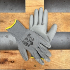 Găng tay lao động Deltaplus VE702PG phủ PU chống cắt chống dầu Bao tay lao động ôm tay thao tác - Trang bị toàn diện