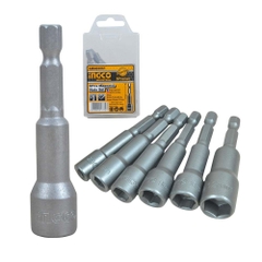 Đầu bắn tol đa năng INGCO AMN65061 6-12mm, lục giác 1/4", 65mm, chất liệu 50BV30, nam châm mạnh - Trang bị toàn diện