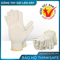 Găng tay bảo hộ lao động phủ cao su găng cotton chống trơn, nóng, hóa chất, hoàn thiện cao - Trang bị toàn diện