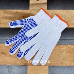 Găng tay lao động Wadfow WKG1801 bao tay dệt kim phủ hạt nhựa PVC, bảo hộ, chống nắng, sửa chữa - Trang bị toàn diện