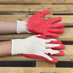 Găng tay bảo hộ lao động phủ cao su găng cotton chống trơn, nóng, hóa chất, hoàn thiện cao - Trang bị toàn diện