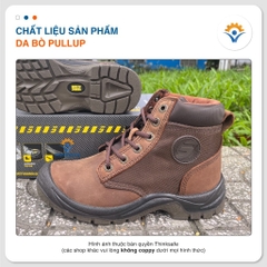 Giày bảo hộ Jogger nam Dakar da ngựa cao cổ chống nước chống đinh / giập ngón cách điện - Trang bị toàn diện