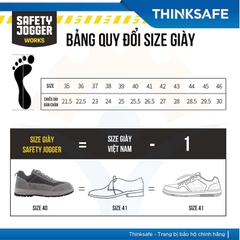 Giày bảo hộ Jogger Organic Giày lao động nam/nữ siêu nhẹ da lộn, chống đinh chống trượt cao cấp - Trang bị toàn diện