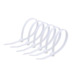 Dây rút nhựa lạt nhựa màu trắng loại tốt dây thít các loại kích thước túi (100 sợi) màu trắng - Trang bị toàn diện