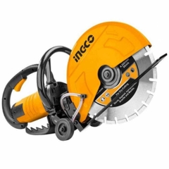 Máy cắt bê tông INGCO PC3558 2800W, Lý tưởng cho cắt bê tông, đá, gạch, Tiện ích với bánh xe - Trang bị toàn diện