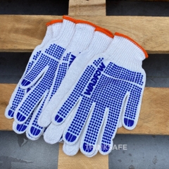 Găng tay lao động Wadfow WKG1801 bao tay dệt kim phủ hạt nhựa PVC, bảo hộ, chống nắng, sửa chữa - Trang bị toàn diện
