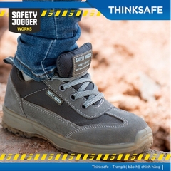 Giày bảo hộ Jogger Organic Giày lao động nam/nữ siêu nhẹ da lộn, chống đinh chống trượt cao cấp - Trang bị toàn diện
