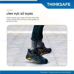 Giày bảo hộ Hàn Quốc Ziben 166 siêu nhẹ, thể thao, thời trang chống đinh trơn trượt Giày cao cấp - Trang bị toàn diện