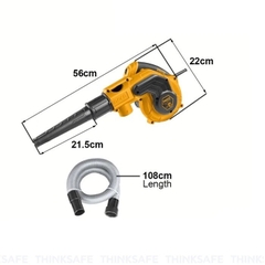 Máy thổi bụi INGCO 400 - 800W điện áp 220V, Tốc độ không tải 14000 v/p, Tốc độ thổi tối đa 3.0m³/min, Trang bị toàn diện
