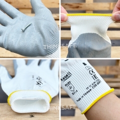 Găng tay đa dụng Hyflex 11-800 phủ Nitrile, ôm tay, chống dầu mỡ thao tác cơ khí dụng cụ đa năng