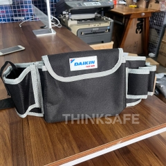 Túi đeo hông đựng đồ nghề dụng cụ sửa chữa thợ kỹ thuật điện có đai đựng máy khoan pin - Trang bị toàn diện