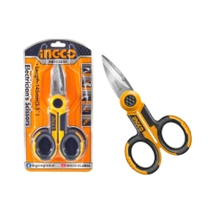 Kéo thợ điện 145mm INGCO, Kích thước 145mm, Chất liệu thép không gỉ, Độ dày lưỡi kéo 3.0mm - Trang bị toàn diện