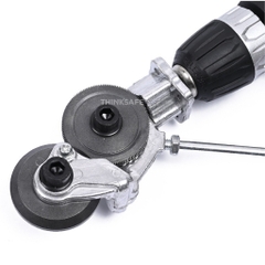 Đầu cắt tôn gắn máy khoan cắt tôn sóng, tôn phẳng 1.5mm, cắt inox, bằng thép hợp kim, cứng cáp Lưỡi cắt tôn