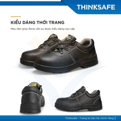 Giày Jogger Rena da thật chống đinh, chống nước Giày công trình thể thao thời trang cao cấp - Trang bị toàn diện