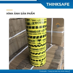 Băng keo cảnh báo hàng dễ vỡ, keo dán thùng đa dụng dính tốt không chảy keo - Trang bị toàn diện