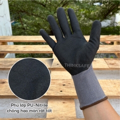 Găng tay lao động Jogger Allflex sử dụng đa năng, phủ PU, chống dầu mỡ, thao tác máy móc, cơ khí - Trang bị toàn diện