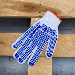 Găng tay lao động Wadfow WKG1801 bao tay dệt kim phủ hạt nhựa PVC, bảo hộ, chống nắng, sửa chữa - Trang bị toàn diện