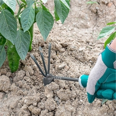 Dụng cụ làm vườn TOTAL 270mm  290mm thép carbon cứng cáp thanh giữa 8mm chiều rộng 75mm chính hãng - Trang bị toàn diện