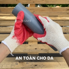 Găng tay bảo hộ lao động phủ cao su găng cotton chống trơn, nóng, hóa chất, hoàn thiện cao - Trang bị toàn diện