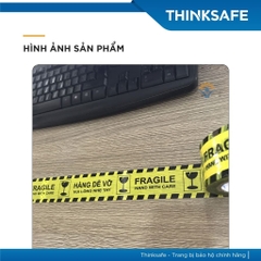 Băng keo cảnh báo hàng dễ vỡ, keo dán thùng đa dụng dính tốt không chảy keo - Trang bị toàn diện