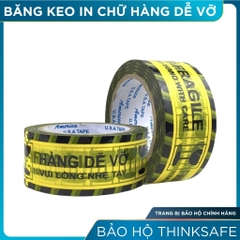 Băng keo cảnh báo hàng dễ vỡ, keo dán thùng đa dụng dính tốt không chảy keo - Trang bị toàn diện