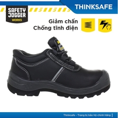 Giày bảo hộ Jogger Aura S3 SRC ESD da bò cấu tạo phi kim chống nước chống đinh Giày jogger chống tĩnh điện