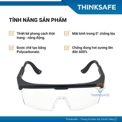 Kính bảo hộ EV105 tròng trong suốt Chống tia UV Chống bụi Chống mờ sương Kính bảo hộ chính hãng - Trang bị toàn diện