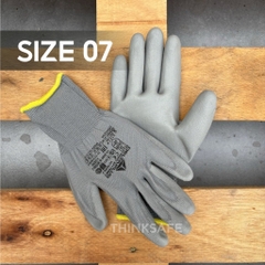 Găng tay lao động Deltaplus VE702PG phủ PU chống cắt chống dầu Bao tay lao động ôm tay thao tác - Trang bị toàn diện