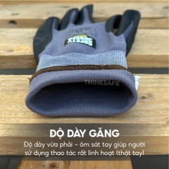 Găng tay lao động Jogger Allflex sử dụng đa năng, phủ PU, chống dầu mỡ, thao tác máy móc, cơ khí - Trang bị toàn diện